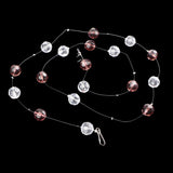 Max Crystal Ball Beaded for DIY Door Curtain Wedding Backdrops Purple - Aladdin Shoppers
