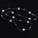 Max Crystal Ball Beaded for DIY Door Curtain Wedding Backdrops violet - Aladdin Shoppers