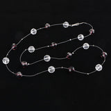 Max Crystal Ball Beaded for DIY Door Curtain Wedding Backdrops violet - Aladdin Shoppers