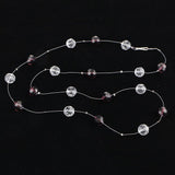 Max Crystal Ball Beaded for DIY Door Curtain Wedding Backdrops violet - Aladdin Shoppers