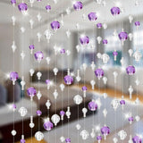 Max Crystal Ball Beaded Hanging Door Curtain Beads Garland Chains Champagne - Aladdin Shoppers