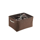 Max Cubby Storage Basket Organizer Bin with Drawstring Storage Bin Coffee - Aladdin Shoppers