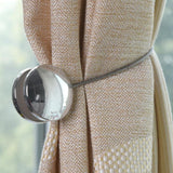 Max Curtain Tiebacks Drape Holdbacks Drapery Holder Bedroom Balcony Silver - Aladdin Shoppers