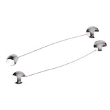 Max Curtain Tiebacks Drape Holdbacks Drapery Holder Bedroom Balcony Silver - Aladdin Shoppers