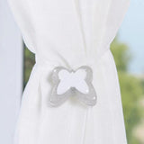 Max Cute Butterfly Curtain Buckles Voile Drape Tiebacks Holdbacks White - Aladdin Shoppers