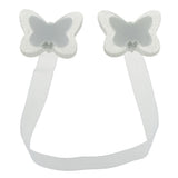Max Cute Butterfly Curtain Buckles Voile Drape Tiebacks Holdbacks White - Aladdin Shoppers