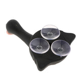 Max Cute Cartoon Animal Shape Toothbrush Holder Towel Rail Hooks Black Duck - Aladdin Shoppers