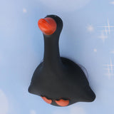Max Cute Cartoon Animal Shape Toothbrush Holder Towel Rail Hooks Black Duck - Aladdin Shoppers