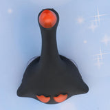 Max Cute Cartoon Animal Shape Toothbrush Holder Towel Rail Hooks Black Duck - Aladdin Shoppers