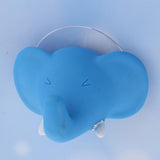 Max Cute Cartoon Animal Shape Toothbrush Holder Towel Rail Hooks Blue Elephant - Aladdin Shoppers