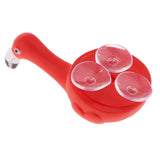 Max Cute Cartoon Animal Shape Toothbrush Holder Towel Rail Hooks Red Flamingo - Aladdin Shoppers