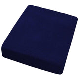 Max Dark Blue Stretch Sofa Seat Cushion Covers Couch Slipcover 50.8x50.8x5cm (1 Seater) - Aladdin Shoppers