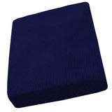 Max Dark Blue Stretch Sofa Seat Cushion Covers Couch Slipcover 50.8x50.8x5cm (1 Seater) - Aladdin Shoppers