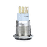 Max DC 12V 16mm Aluminum LED Car Illuminated Latching Push Button Switch Green - Aladdin Shoppers
