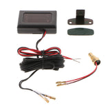 Max DC12V-24V Car LCD Digital Voltmeter Water Temp Gauge Meter with Sensor 10mm - Aladdin Shoppers