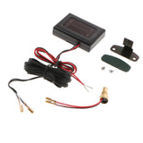 Max DC12V-24V Car LCD Digital Voltmeter Water Temp Gauge Meter with Sensor 10mm - Aladdin Shoppers