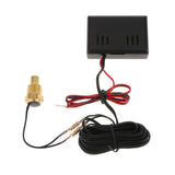 Max DC12V-24V Car LCD Digital Voltmeter Water Temp Gauge Meter with Sensor 17mm - Aladdin Shoppers