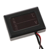 Max DC12V-24V Car LCD Digital Voltmeter Water Temp Gauge Meter with Sensor 17mm - Aladdin Shoppers