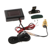 Max DC12V-24V Car LCD Digital Voltmeter Water Temp Gauge Meter with Sensor 17mm - Aladdin Shoppers