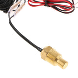 Max DC12V-24V Car LCD Digital Voltmeter Water Temp Gauge Meter with Sensor 17mm - Aladdin Shoppers