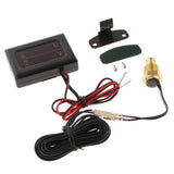Max DC12V-24V Car LCD Digital Voltmeter Water Temp Gauge Meter with Sensor 17mm - Aladdin Shoppers