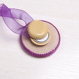 Max Decorative Ribbon Window Curtain Tieback Sheer Blackout Holdbacks Purple - Aladdin Shoppers