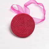 Max Decorative Ribbon Window Curtain Tieback Sheer Blackout Holdbacks Rose Red - Aladdin Shoppers