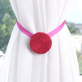 Max Decorative Ribbon Window Curtain Tieback Sheer Blackout Holdbacks Rose Red - Aladdin Shoppers