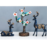 Max Deer Desktop Decor Figurines Wine Cabinet Desktop Decoration Tree - Aladdin Shoppers