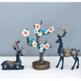 Max Deer Desktop Decor Figurines Wine Cabinet Desktop Decoration Tree - Aladdin Shoppers