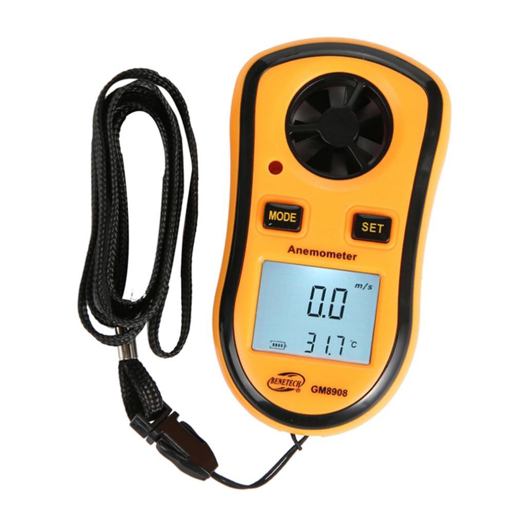 ⚡️Buy Max Digital LCD Wind-Speed Backlight Airflow Gauge Meter ...