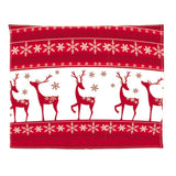 Max Digital Printing Flannel Blanket Bed Sofa Throw Reindeer 130x150cm - Aladdin Shoppers