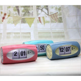 Max Digital Table Clock Auto Flip Clock Alarm Clock Home Decor Desk Clock Red - Aladdin Shoppers