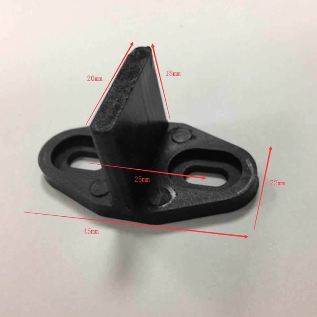 Max Door Bottom Floor Guide Clip for Sliding Barn Door Hardware with Screws - Aladdin Shoppers