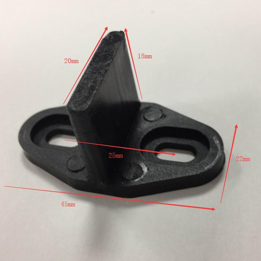 Max Door Bottom Floor Guide Clip for Sliding Barn Door Hardware with Screws - Aladdin Shoppers