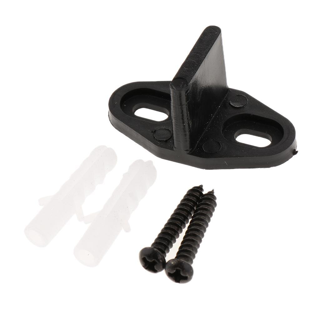 Max Door Bottom Floor Guide Clip for Sliding Barn Door Hardware with Screws - Aladdin Shoppers