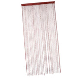 Max Door String Curtain Panel Fringe Curtain Fly Screen Room Divider Dark Coffee - Aladdin Shoppers