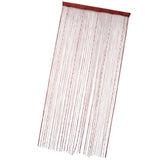 Max Door String Curtain Panel Fringe Curtain Fly Screen Room Divider Dark Coffee - Aladdin Shoppers