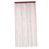 Max Door String Curtain Panel Fringe Curtain Fly Screen Room Divider Dark Coffee - Aladdin Shoppers