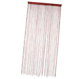 Max Door String Curtain Panel Fringe Curtain Fly Screen Room Divider Dark Coffee - Aladdin Shoppers