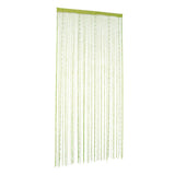 Max Door String Curtain Panel Fringe Curtain Fly Screen Room Divider Green - Aladdin Shoppers