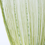 Max Door String Curtain Panel Fringe Curtain Fly Screen Room Divider Green - Aladdin Shoppers
