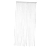 Max Door String Curtain Panel Fringe Curtain Fly Screen Room Divider White - Aladdin Shoppers