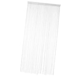 Max Door String Curtain Panel Fringe Curtain Fly Screen Room Divider White - Aladdin Shoppers