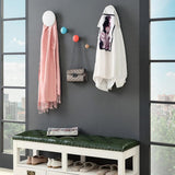 Max Dots Coat Hook Colorful Ash Wood Wall Mount Coat Wall Hanger Rack Black M - Aladdin Shoppers