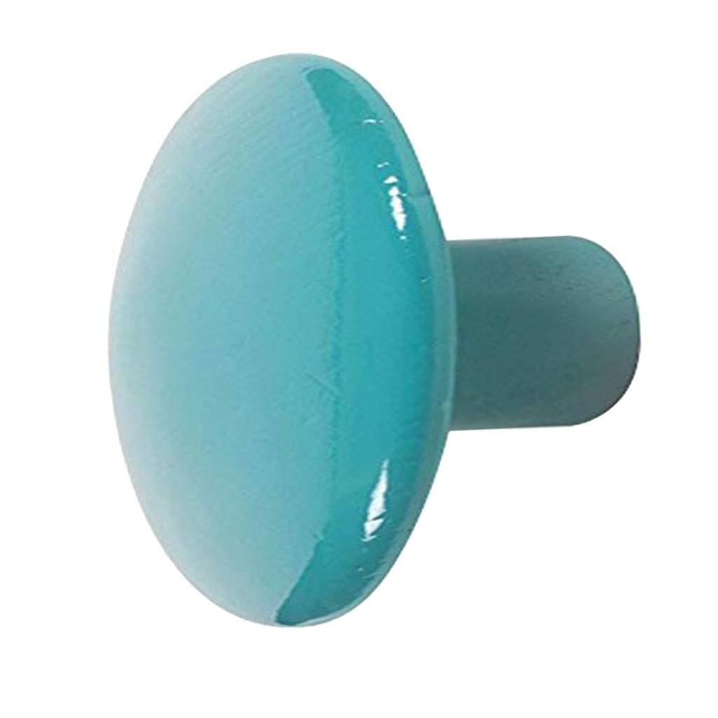 Max Dots Coat Hook Colorful Ash Wood Wall Mount Coat Wall Hanger Rack Blue S - Aladdin Shoppers