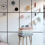 Max Dots Coat Hook Colorful Ash Wood Wall Mount Coat Wall Hanger Rack Gray S - Aladdin Shoppers