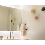Max Dots Coat Hook Colorful Ash Wood Wall Mount Coat Wall Hanger Rack Orange M - Aladdin Shoppers