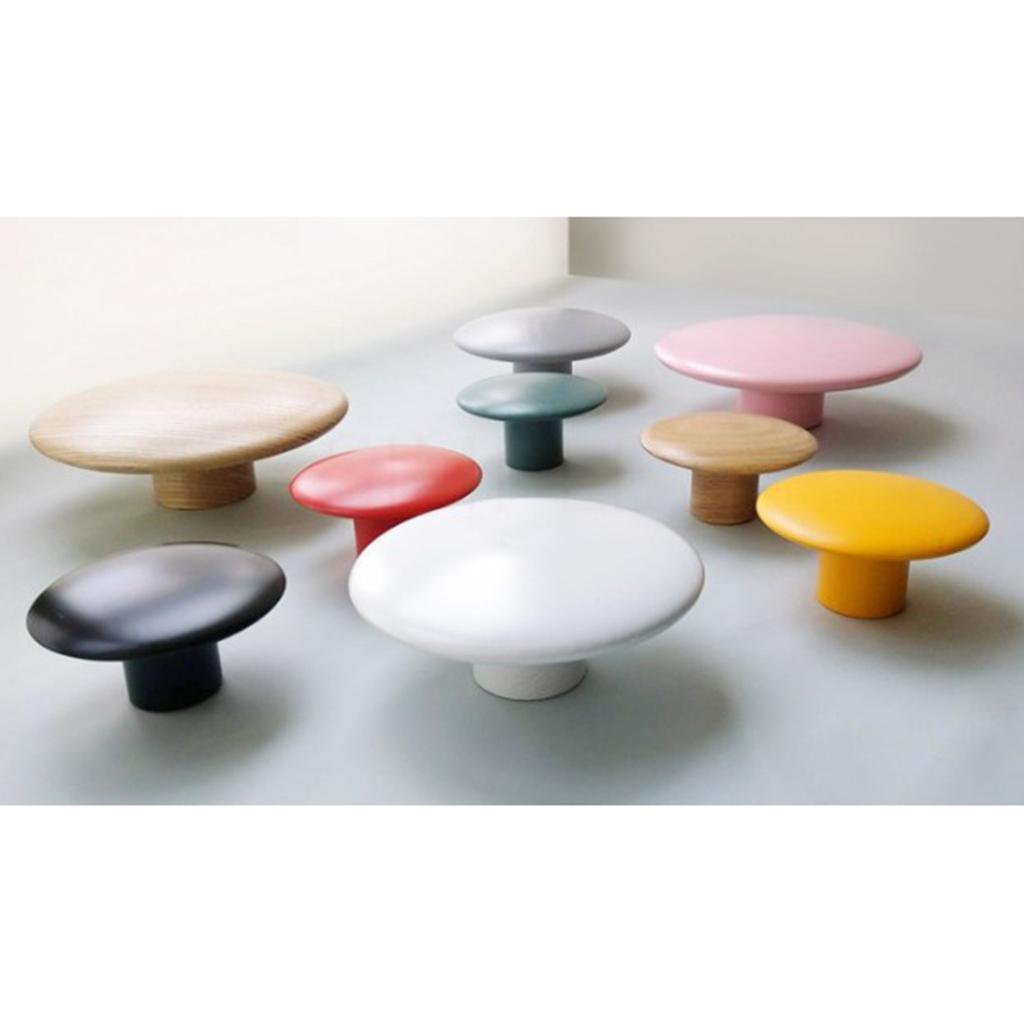 Max Dots Coat Hook Colorful Ash Wood Wall Mount Coat Wall Hanger Rack Orange M - Aladdin Shoppers