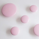Max Dots Coat Hook Colorful Ash Wood Wall Mount Coat Wall Hanger Rack Pink L - Aladdin Shoppers